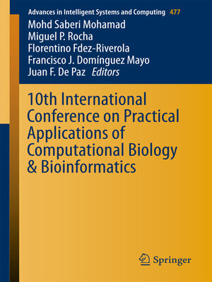 cover image of 10th International Conference on Practical Applications of Computational Biology & Bioinformatics